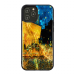 iKins dėklas Apple iPhone 12 / 12 Pro cafe terasa juodas
