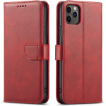 Dėklas Wallet Case Xiaomi Redmi 13C / Poco C65 / Poco M6 5G raudonas