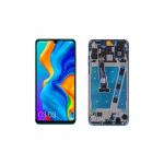 Ekranas skirtas Huawei P30 Lite su rėmeliu / Pearl White / OEM