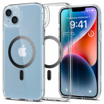 Spigen Ultra Hybrid Mag Dėklas su MagSafe, skirtas iPhone 14 Plus &ndash; skaidri pilka