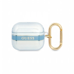 Guess GUA3HHTSB AirPods 3 dangtelis mėlynos / mėlynos spalvos dirželių kolekcija