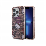 Hello Kitty IML Tags Graffiti dėklas iPhone 14 Pro Max - rožinis