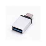 USB C tipo į USB 3.0 adapteris, sidabrinis