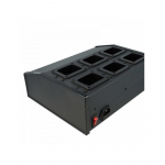 6 vietų įkroviklis Kenwood akumuliatoriams KNB-25, 26, 35L, 55L, 57L