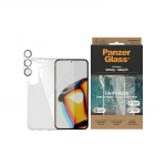 PanzerGlass Bundle 3in1 permatomas dėklas + plėvelė + fotoaparato apsauga, skirta Samsung Galaxy S23