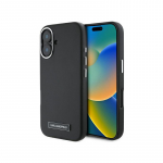 Karl Lagerfeld FW metalinė plok&scaron;tė MagSafe iPhone 16 Plus dėklas &ndash; juodas