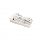 Buitinis ilgiklis 7m, 5 lizdai, su jungikliu