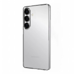Silikoninis dėklas Puro 03 Nude, skirtas Samsung Galaxy S25 &ndash; skaidrus