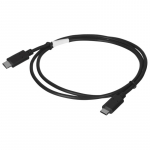USB Kabelis - Lanberg 1m USB-C M / M Juodas