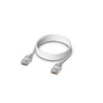 Ubiquiti UACC-Cable-Patch-EL-1M-W tinklo kabelis, permatomas, baltas, Cat6