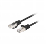 Lanberg PCF6-20CC-0200-BK tinklo kabelis, juodas, 2 m, Cat6 F / UTP (FTP)