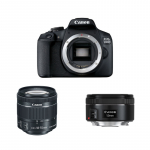 Canon EOS 2000D + EF-S 18-55mm F4-5.6 IS STM + EF 50mm F1.8 STM