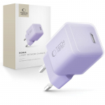 &bdquo;Tech-Protect NCM25 USB-C PD 25W&ldquo; sieninis įkroviklis &ndash; violetinis