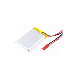 Baterija: Li-Po, 3,7 V, 1600 mAh, laidai, JST SYR-02T lizdas
