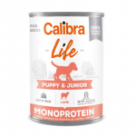 CALIBRA Dog Life PuppyJunior ėriena ir ryžiai - &scaron;lapias &scaron;unų ėdalas - 400 g