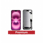 Ekranas skirtas iPhone 16 Plus juodas (Hard OLED / Premium) / *Removable IC* /