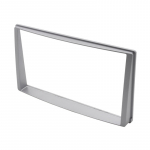 Ramka radiowa 2-DIN KIA SPORTAGE 2008 - 2009 Srebna