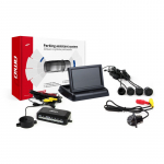 Zestaw czujnik&oacute;w parkowania TFT02 4,3" z kamerą HD-305-LED 4 sensory czarne