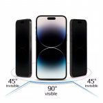 iLike Samsung GALAXY A13 5G / A04S grūdintas apsauginis stiklas, juodas