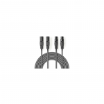 Nedis 2x XLR M - 2x XLR F kabelis, 5m