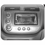 Ramka radiowa Honda Civic 2 ISO / 2 Din 2001- 2005 Sedan / Coupe 95-7899