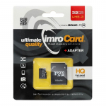 Atminties korta IMRO MicroSD 32GB 100MB / s (class10 UHS 3 4K) + SD Adapteris