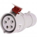 Pramoninis perne&scaron;amas ki&scaron;tukinis lizdas Pawbol B.1040 (16A, 5P, 400V, IP44)