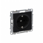 Juodas ki&scaron;tukinis lizdas su įžeminimu Suno Legrand 721420