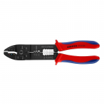 Kabelio nužievinimo ir jungčių užspaudimo replės KNIPEX 9722240