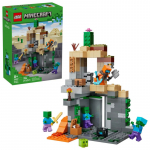 Statybų rinkinys - LEGO Minecraft 21587 Zombie Dungeon 284 dalys 4 minifigūros