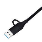 Atminties kortelių skaitytuvas - JJC CR CFB kortelių skaitytuvas USB 3.2 Gen2 Type C / USB A juodas