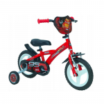 Vaiki&scaron;kas dviratis - Huffy Disney CARS 12" Bike (plieninis rėmas, pripučiamos padangos, raudona)