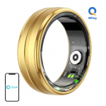 I&scaron;manusis žiedas - COLMi R06 sveikatos seklys 21 sporto režimas Bluetooth 5.0 auksinis