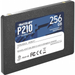 SSD, PATRIOT, P210, 256 GB, Įra&scaron;ymo greitis 400 MB/s, Skaitymo greitis 500 MB/s, 2,5 colio, Talpa 120 TB, P210S256G25