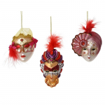 Eglutės žaisliukas Mask, 10 cm, stiklas