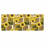 Staltiesė, klijuotė Florista, įvairių spalvų, 100x140 cm