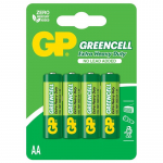 Elementai GP GREENCELL AA / R06, 1,5V, 4 vnt.