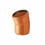 Lauko kanalizacijos alkūnė Wavin, &Oslash; 160 mm, 15&deg;