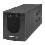 Nepertraukiamas Maitinimo &Scaron;altinis (UPS) - Qoltec 1,5 kVA 900 W, Juodas