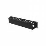 Lanberg Organizer Kabli 19'' 2U z zaslepka typ A czarny