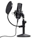 Mikrofonas - Trust GXT 269 Emita II USB Type-C į USB Type-A studijinis mikrofonas, 2.5m laidas, juodas