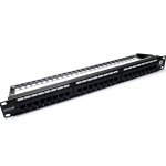 Komutacinė panelė Excel 100-304 (19", 1U, Cat.6, 24 portų)