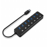 I / O HUB USB3 7PORT / UHB-U3P7P-01 GEMBIRD