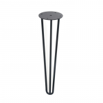 KOJA STALO 400 MM JUODA SMEIGTUKO FORMA