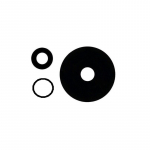 Xiaomi 12 Pro kameros stikliukas Black (only lens 3pcs) ORG