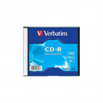 Verbatim CD-R 80 / 700MB 52x YPAČ APSAUGINĖ plona dėžutė - 43347