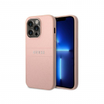 Guess GUHCP14XPSASBPI iPhone 14 Pro Max 6,7' rožinis / rožinis Saffiano dirželis