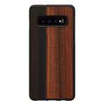 MAN&WOOD i&scaron;maniojo telefono dėklas Galaxy S10 juodmedžio juodas