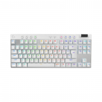 Klaviatūra - Logitech G Pro X TKL Bevielė Žaidimų Klaviatūra, 50 Valandų Baterijos Gyvavimo Trukmė, Balta