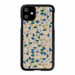 MAN&WOOD SmartPhone dėklas iPhone 11 mėlynas trikampis juodas